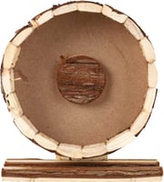 Roue d'exercice en bois naturel pour Rongeurs Zolia - ø 20 cm x h 22,5 cm