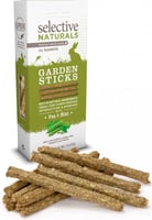 Supreme Science Selective Guloseimas para coelhos, cobaias, chinchilas - Garden Sticks com ervilhas e hortelã