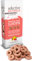 Snacks Selective Woodland Loops met paardenbloem en rozenbottel