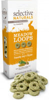 Snack Selective Meadow Loops con fieno profumato e timo per conigli