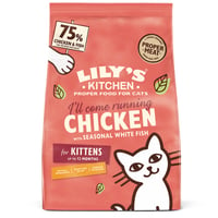 LILY'S KITCHEN Kitten Recipe de frango e peixe para gatinho