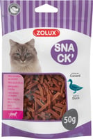 Zolux Snacks para gatos mini lonchas de pato - 50g