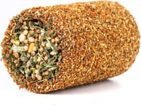 IAKO Karottenrolle gefüllt mit Getreide und Löwenzahn für Nagetiere - 10cmx 6cm