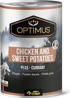 Nassfutter Optimus Hühnchen & Süßkartoffeln, getreidefrei für Hunde