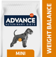 ADVANCE VETERINARY DIETS - Weight Balance Mini croquetas para perro pequeño con sobrepeso