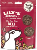LILY'S KITCHEN The Best Ever Beef Mini Burgers para cão