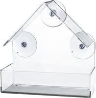 Futterspender für die Fensterscheibe - transparent - 0,23l