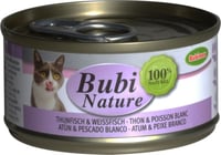 BUBIMEX Bubi Nature Comida húmeda para gatos Atún y Pescado Blanco