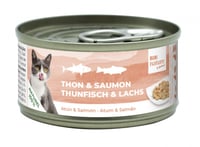 Pâtée BUBIMEX Bubi nature Thon & Saumon pour chat