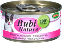 BUBIMEX Bubi nature Comida húmeda para gatos Atún y Dorada