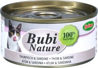 Alimento húmido BUBIMEX Bubi nature Atum & Sardinha para gato