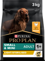 Ração seca para cães pequenos PRO PLAN Cão Small & Mini Adult Light Sterilised