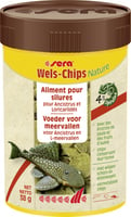 Comida para Ancistrus e Loricaridés Sera Wels Chips Nature Chips rico em fibras - 250ml