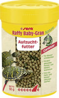 Sera Raffy Baby Gran mini-granuli ricchi di proteine per giovani carnivori (tartarughe acquatiche)