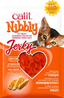 Snacks naturais de frango catit Nibbly Jerky - 2 sabores disponíveis