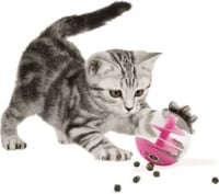 Cat It Treat Ball-Spielzeug und Leckerlispender in einem- 2 Farben erhältlich
