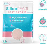Silicaat kattenbakvulling Silica Pearl Baby Powder