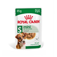 Saqueta de pedacinhos de carne para cães adultos de raça pequena ROYAL CANIN Mini adult