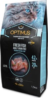 OPTIMUS Fresh Fish Gatos adultos Pescado fresco sin cereales