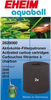 Cartucho de carbón activo para filtro EHEIM Aquaball 60 / 130 / 180 et Biopower 160 / 200 / 240. 
