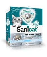 Sanicat - Litière ultra agglomérante Strong Clumps parfum poudre de bébé