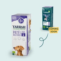 YARRAH Multipack 6x150g alimentação para cães de galinha e de peru sem cereais