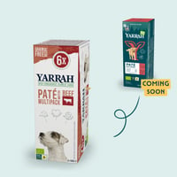 YARRAH Multipack 6x150g Hundenassfutter mit Rindfleisch, getreidefrei