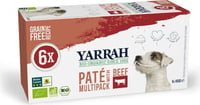 YARRAH Bio Multipack paté para perros 6x150g