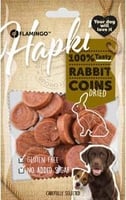 Snack per cani HAPKI Pezzi di coniglio - Senza zucchero e senza glutine