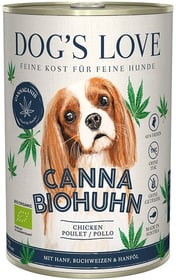 DOG'S LOVE Canna Canis BIO Huhn mit Hanf 400g