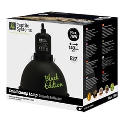 Lampe en céramique noire Reptile Systems 