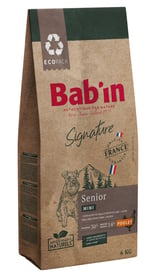 BAB'IN Signature Mini Senior au poulet pour chien senior de petite taille