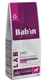 BAB'IN LAB medium & maxi peau et pelage au saumon pour chien sensible