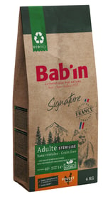 BAB'IN Signature Grain Free au poulet sans céréales pour chat adulte stérilisé