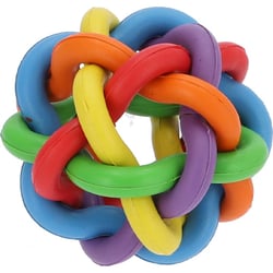 Multicolor-Gummiball für Hunde Zolia - 9,5 cm