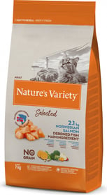 NATURE'S VARIETY Selected Adult mit knochenlosem und getreidefreiem norwegischem Lachs für Katzen