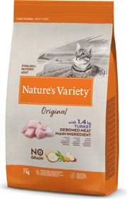 NATURE'S VARIETY Original Chat Adulte Stérilisé à la dinde désossée sans céréales