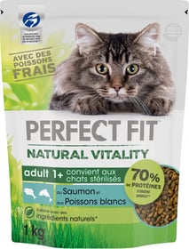 PERFECT FIT NATURAL VITALITY au poisson et au saumon pour chat