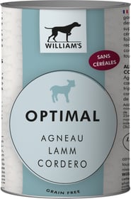 WILLIAM'S Pâtée pour chien sans céréales à l'agneau