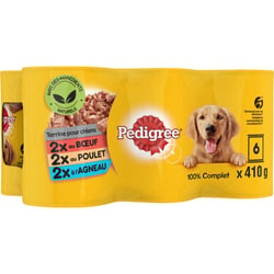 PEDIGREE TERRINES OKUSI Mokra mešana hrana za pse - 3 okusi