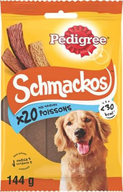 PEDIGREE SCHMACKOS Kaustreifen-Leckerlis - Mehrere Geschmacksrichtungen für Hunde