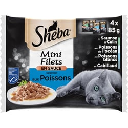 SHEBA DELIKATESSE IN SAUCE mit Fisch für Katzen