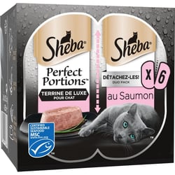 SHEBA Perfect Portions mit Lachs Nassfutter für Katzen