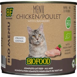 BF PETFOOD - BIOFOOD Menu BIO Hühnerpastete für Katzen