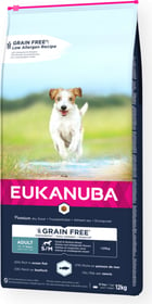 EUKANUBA sans céréales riches en poissons pour chien adulte de petites et moyennes races 