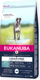 EUKANUBA sans céréales riche aux poissons de mer pour chien adulte de grandes races