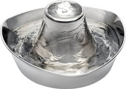 Fontaine Seaside inox 1,8 L pour chat et petit chien