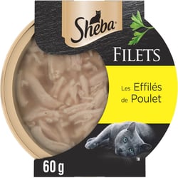 SHEBA Filets Die zarte Hähnchenfilets für ausgewachsene Katzen - 1x 60g