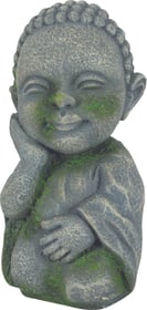 Décor statue d'Asie bouddha - 9,5 cm - L5,2 x p5,1 x h9,5 cm