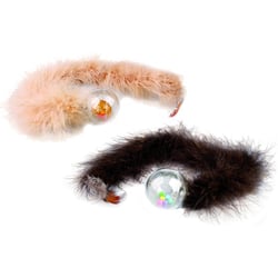 Jouet Boa dansant avec balle et clochette pour chat - coloris selon arrivage